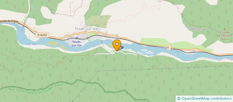 localisation de l'entreprise MONSIEUR SEBASTIEN COURT  TOUET-SUR-VAR