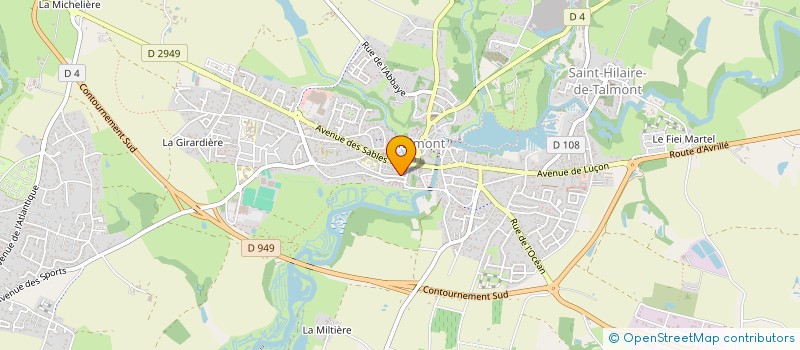 localisation de l'entreprise MONSIEUR SEBASTIEN COUSIN  TALMONT-SAINT-HILAIRE