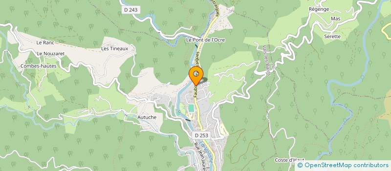 localisation de l'entreprise MONSIEUR SEBASTIEN COUSIN à VALS-LES-BAINS