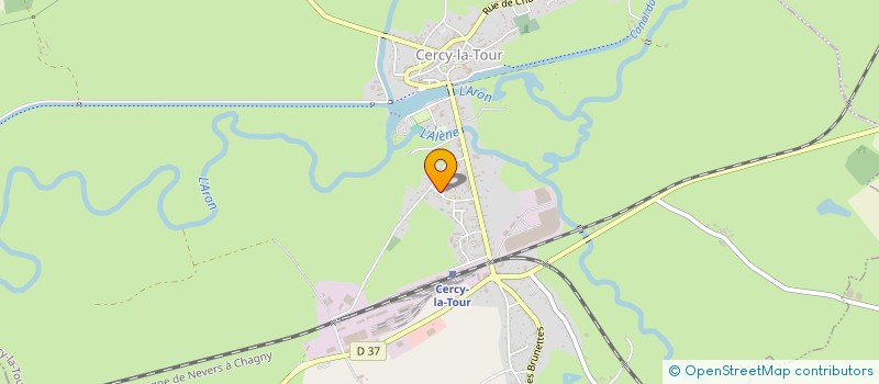 localisation de l'entreprise MONSIEUR SEBASTIEN COUSSON  CERCY-LA-TOUR