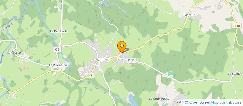localisation de l'entreprise MONSIEUR SEBASTIEN COUT à VALLIERE
