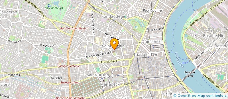 localisation de l'entreprise MONSIEUR SEBASTIEN COUTUREAU  BORDEAUX