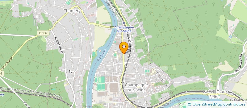 localisation de l'entreprise MONSIEUR SEBASTIEN COYNAULT  CHAMPAGNE-SUR-SEINE