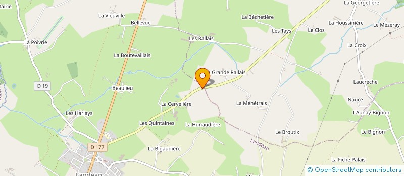 localisation de l'entreprise MONSIEUR SEBASTIEN CRABA  LANDEAN