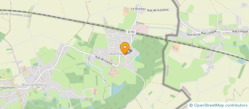 localisation de l'entreprise MONSIEUR SEBASTIEN CREMERS  WANNEHAIN