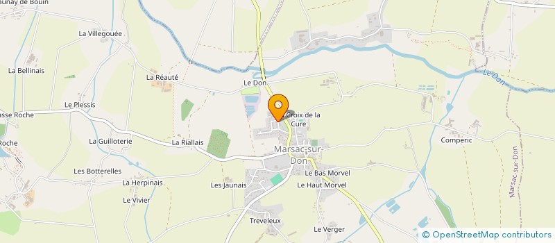 localisation de l'entreprise MONSIEUR SEBASTIEN CREQUER  MARSAC-SUR-DON