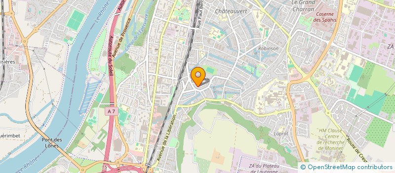 localisation de l'entreprise MONSIEUR SEBASTIEN CRETENET à VALENCE