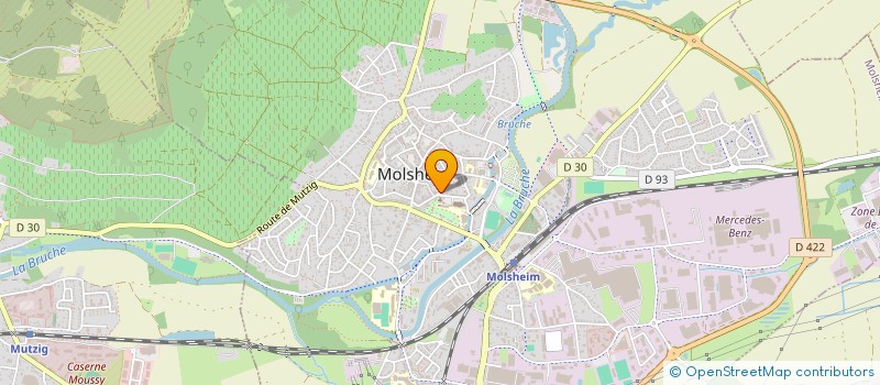 localisation de l'entreprise MONSIEUR SEBASTIEN CRIQUI  MOLSHEIM