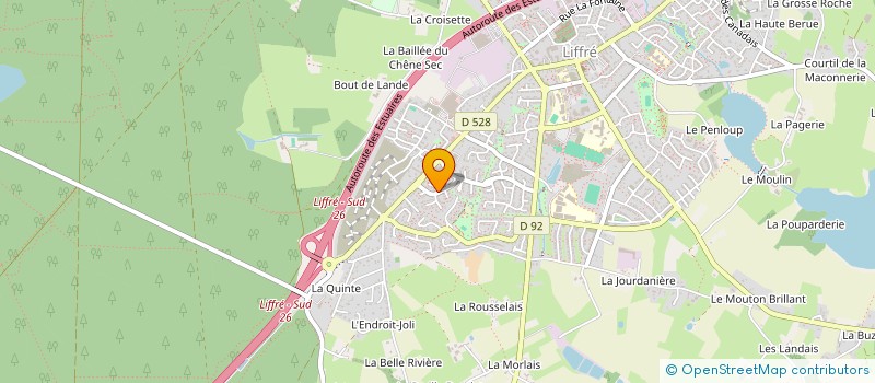 localisation de l'entreprise MONSIEUR SEBASTIEN CRON  LIFFRE