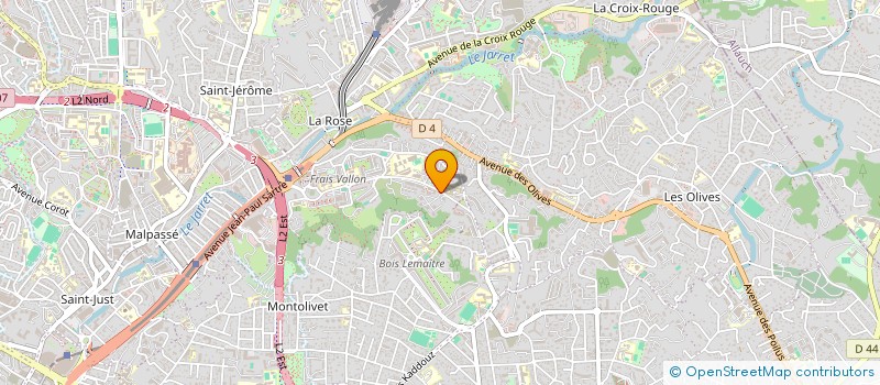 localisation de l'entreprise MONSIEUR SEBASTIEN CROS à MARSEILLE