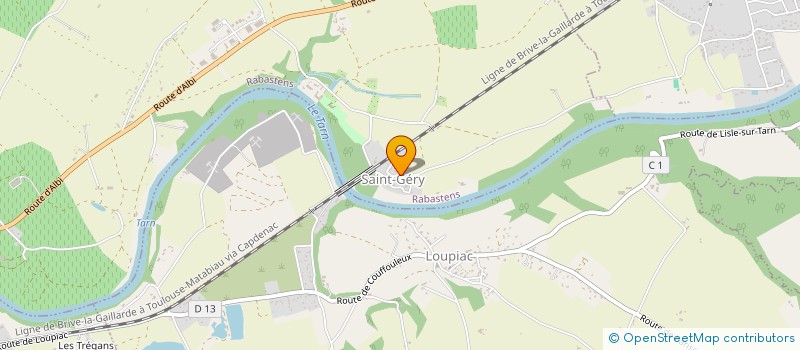 localisation de l'entreprise MONSIEUR SEBASTIEN CROS  RABASTENS
