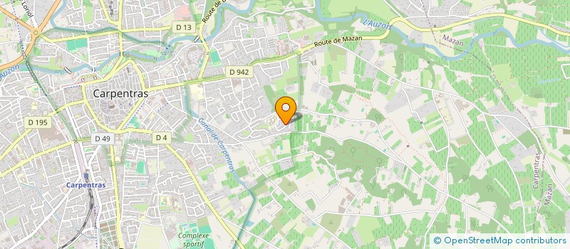 localisation de l'entreprise MONSIEUR SEBASTIEN CROS à CARPENTRAS