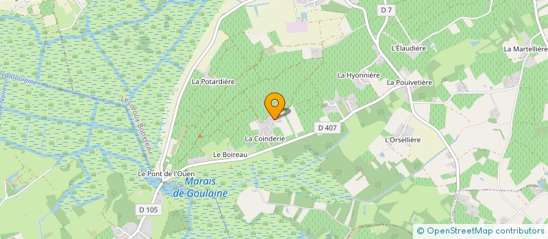 localisation de l'entreprise MONSIEUR SEBASTIEN CROSNIER à LE LOROUX-BOTTEREAU