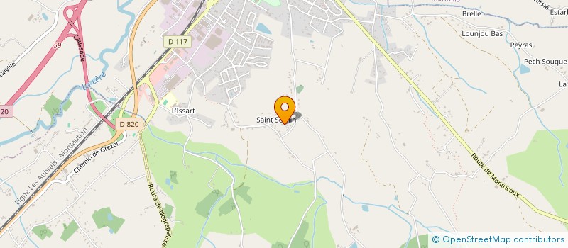 localisation de l'entreprise MONSIEUR SEBASTIEN CUNNAC  CAUSSADE