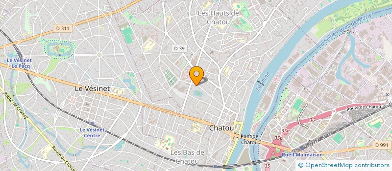 localisation de l'entreprise MONSIEUR SEBASTIEN CUNY à CHATOU