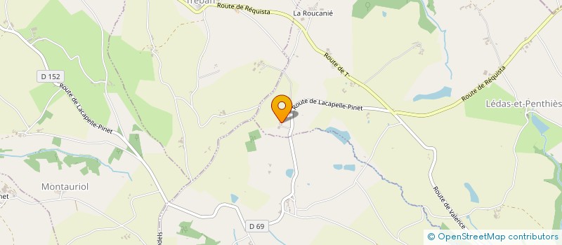 localisation de l'entreprise MONSIEUR SEBASTIEN CUQ  LEDAS-ET-PENTHIES