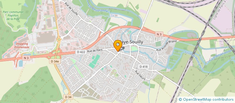 localisation de l'entreprise MONSIEUR SEBASTIEN CURIEL  PRECY-SUR-MARNE