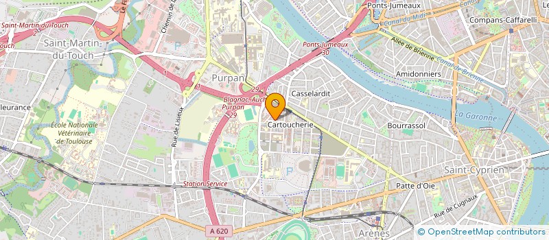localisation de l'entreprise MONSIEUR SEBASTIEN CUSSATLEGRAS à TOULOUSE