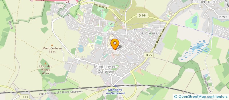 localisation de l'entreprise MONSIEUR SEBASTIEN CZAICKI  MONTIGNY-EN-OSTREVENT