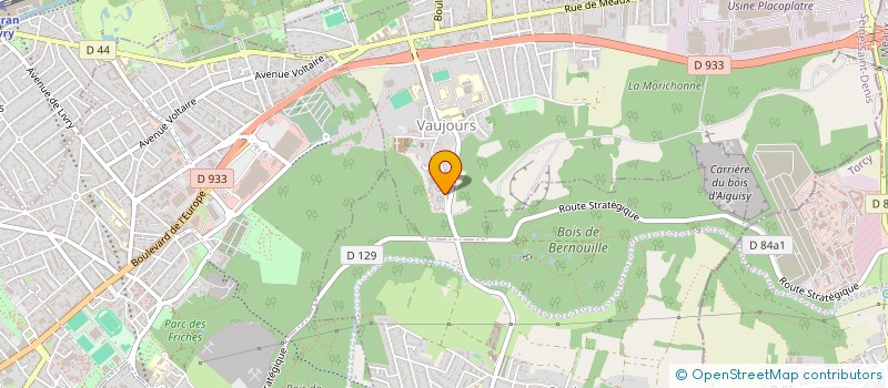 localisation de l'entreprise MONSIEUR SEBASTIEN CZUPTA  VAUJOURS