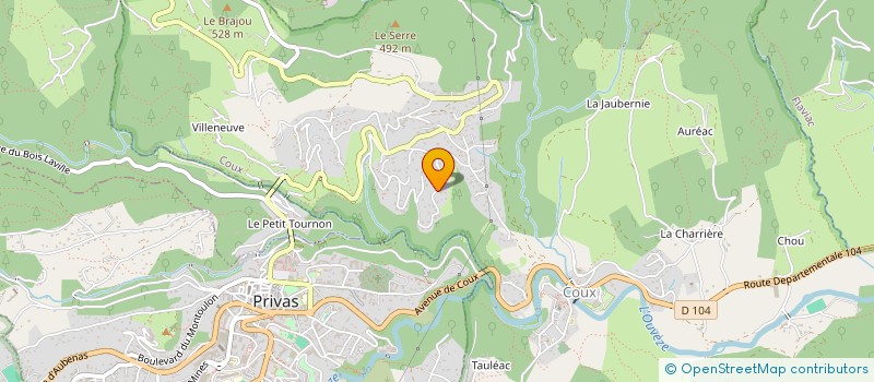 localisation de l'entreprise MONSIEUR SEBASTIEN D HAEYER  PRIVAS