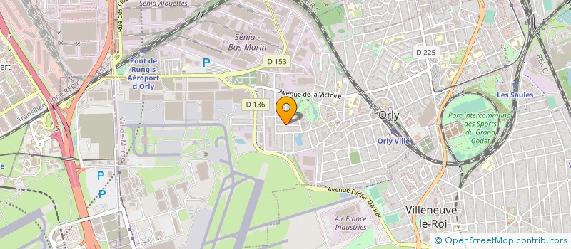 localisation de l'entreprise MONSIEUR SEBASTIEN DA COSTA  ORLY