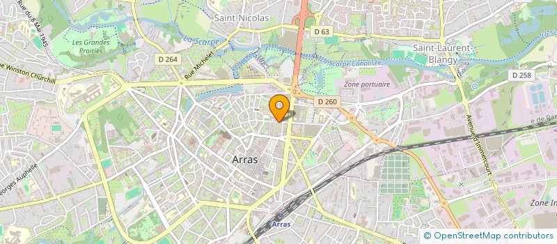 localisation de l'entreprise MONSIEUR SEBASTIEN DA SILVA à ARRAS