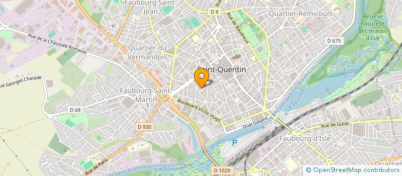 localisation de l'entreprise MONSIEUR SEBASTIEN DABIT à SAINT-QUENTIN