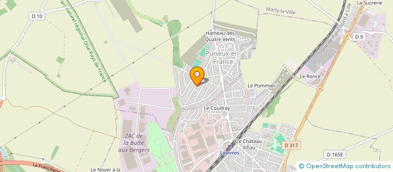 localisation de l'entreprise MONSIEUR SEBASTIEN DACA  PUISEUX-EN-FRANCE