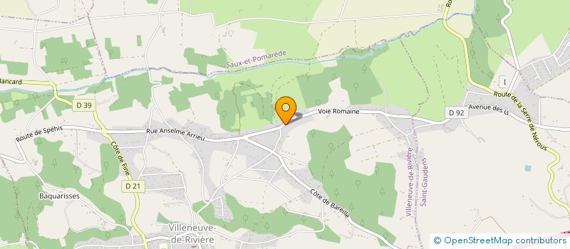 localisation de l'entreprise MONSIEUR SEBASTIEN DAFFOS  VILLENEUVE-DE-RIVIERE