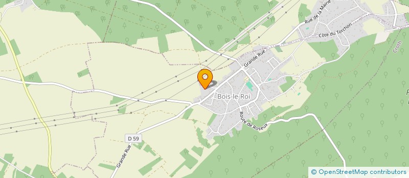 localisation de l'entreprise MONSIEUR SEBASTIEN DAGORNE  BOIS-LE-ROI