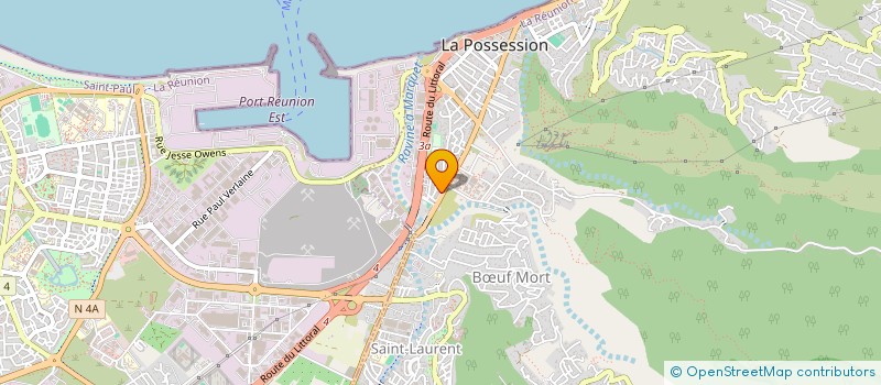 localisation de l'entreprise MONSIEUR SEBASTIEN DAHMEN  LA POSSESSION