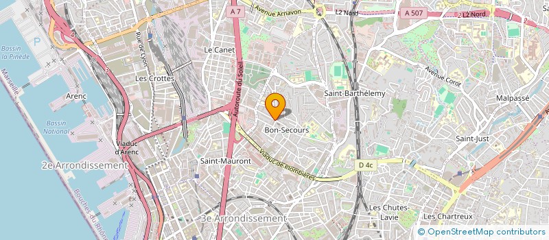 localisation de l'entreprise MONSIEUR SEBASTIEN DAHU à MARSEILLE
