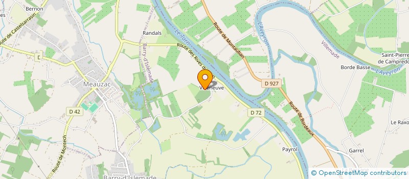 localisation de l'entreprise MONSIEUR SEBASTIEN DALLA-RIVA  BARRY D ISLEMADE