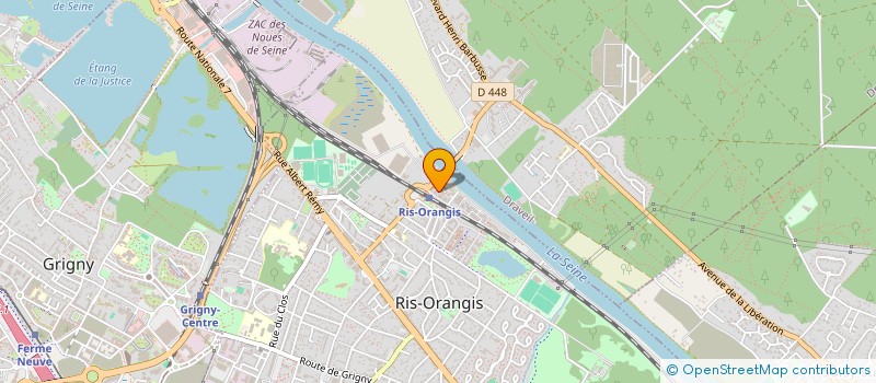 localisation de l'entreprise MONSIEUR SEBASTIEN DAMPROBE  RIS-ORANGIS