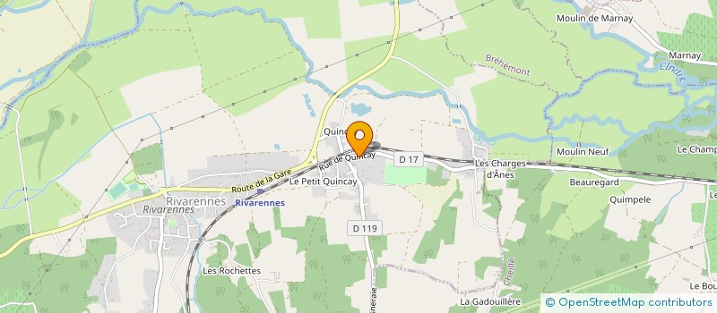 localisation de l'entreprise MONSIEUR SEBASTIEN DANIEAU  RIVARENNES