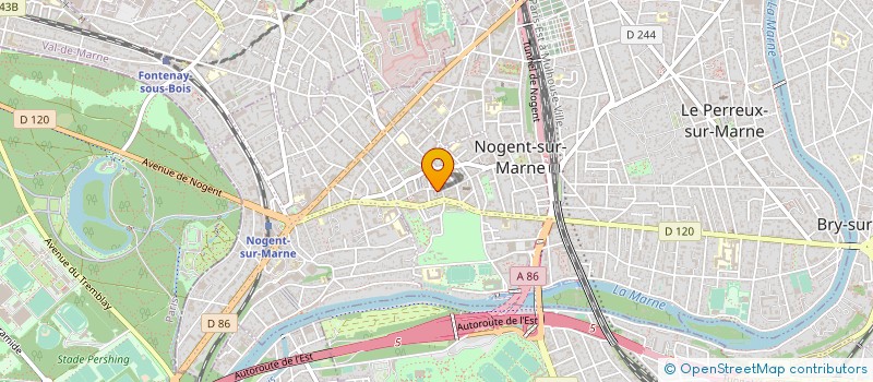 localisation de l'entreprise MONSIEUR SEBASTIEN DANIEL  NOGENT-SUR-MARNE