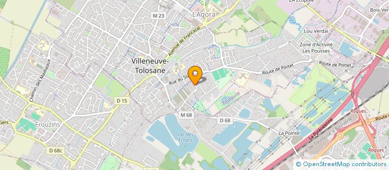 localisation de l'entreprise MONSIEUR SEBASTIEN DANIEL à VILLENEUVE TOLOSANE