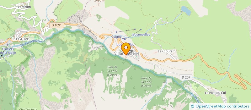 localisation de l'entreprise MONSIEUR SEBASTIEN DANY  VILLAR-D'ARENE