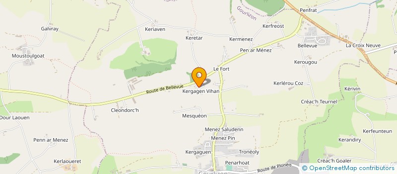 localisation de l'entreprise MONSIEUR SEBASTIEN DARY  GOURLIZON