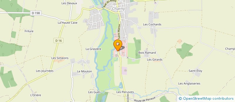 localisation de l'entreprise MONSIEUR SEBASTIEN DAUDET à CHARNY OREE DE PUISAYE