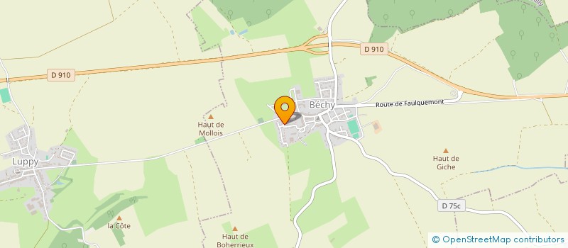 localisation de l'entreprise MONSIEUR SEBASTIEN DAUMALLE  BECHY