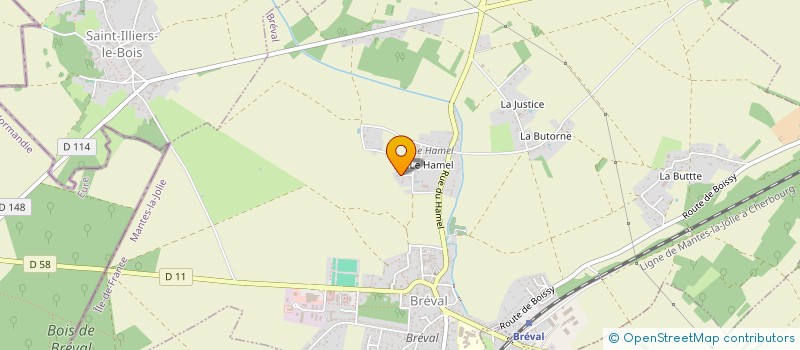 localisation de l'entreprise MONSIEUR SEBASTIEN DAUNE  BREVAL