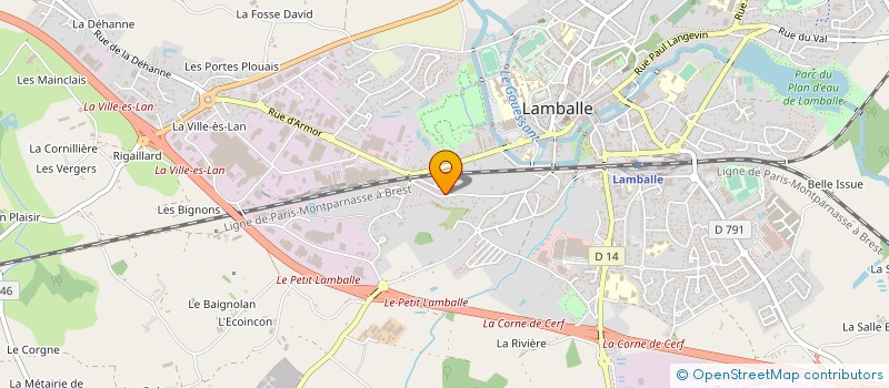 localisation de l'entreprise MONSIEUR SEBASTIEN DAVID à LAMBALLE-ARMOR