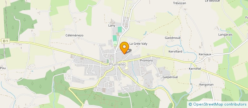 localisation de l'entreprise MONSIEUR SEBASTIEN DAVID  PLUMELEC
