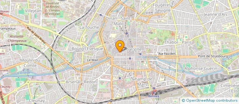 localisation de l'entreprise MONSIEUR SEBASTIEN DAVID  RENNES