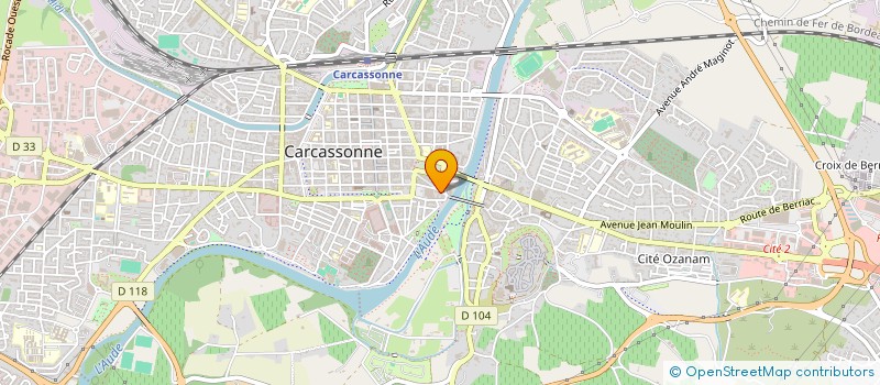 localisation de l'entreprise MONSIEUR SEBASTIEN DAVID à CARCASSONNE