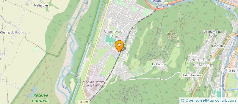 localisation de l'entreprise MONSIEUR SEBASTIEN DE GRACIA  ECHIROLLES