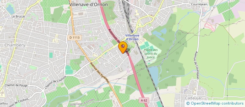 localisation de l'entreprise MONSIEUR SEBASTIEN DE LEMOS à VILLENAVE-D'ORNON