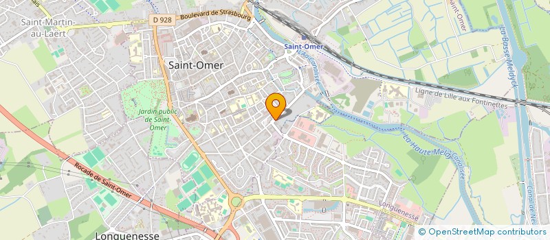 localisation de l'entreprise MONSIEUR SEBASTIEN DE POTTER  SAINT-OMER